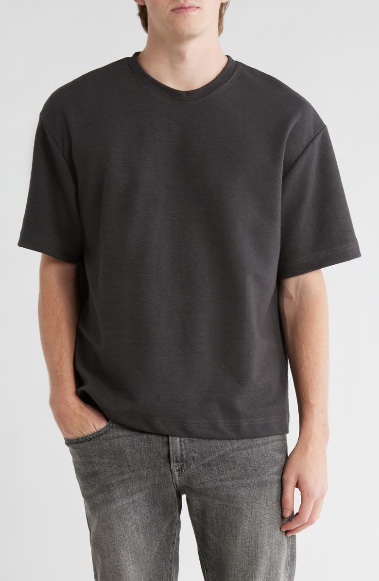 DENIM AND FLOWER Relaxed Fit Crewneck T-Shirt, Main, color, Dark Grey