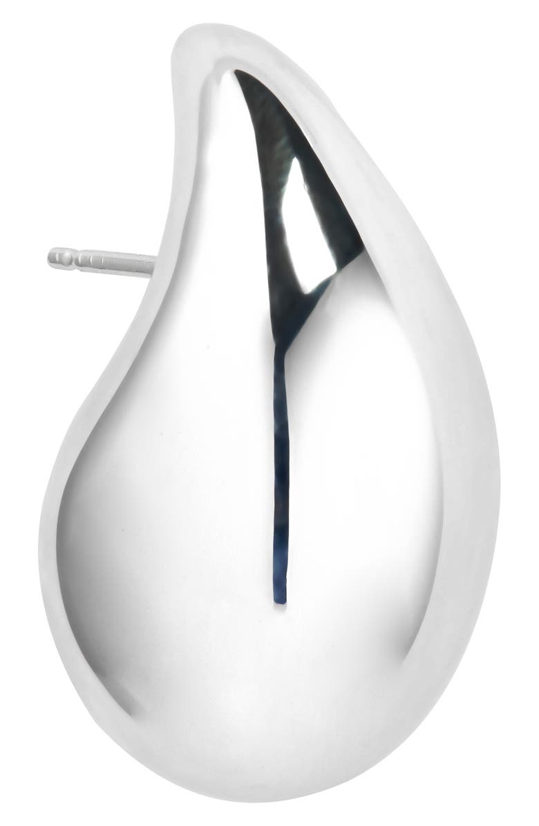 Bottega Veneta Small Drop Earrings, Alternate, color, 8117 Silver