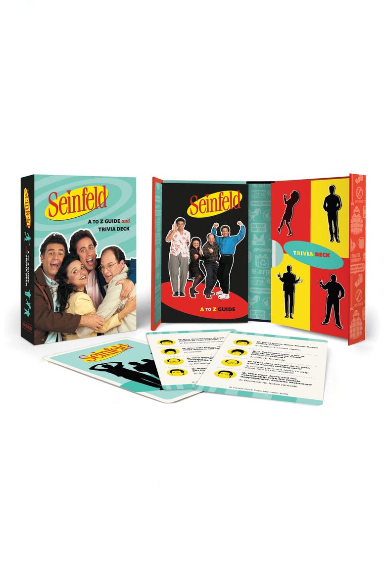 Seinfeld A to Z Guide and Trivia Deck, Main, color, MULTI