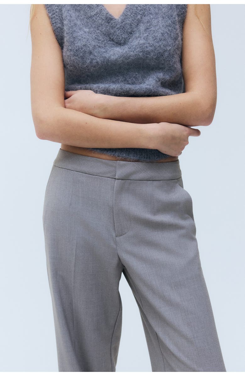 H&M Dress pants, Alternate, color, Gray