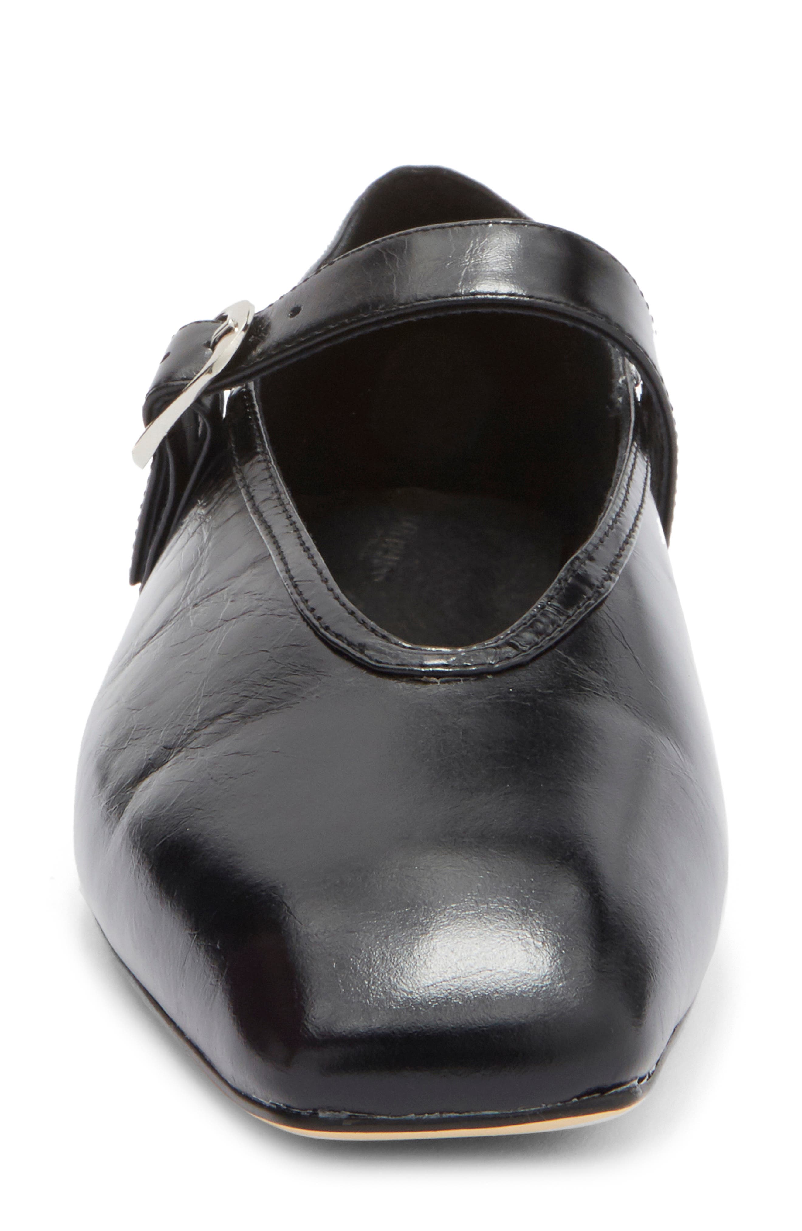 Tony Bianco Bobbi Mary Jane Flat, Alternate, color, Black Crinkle