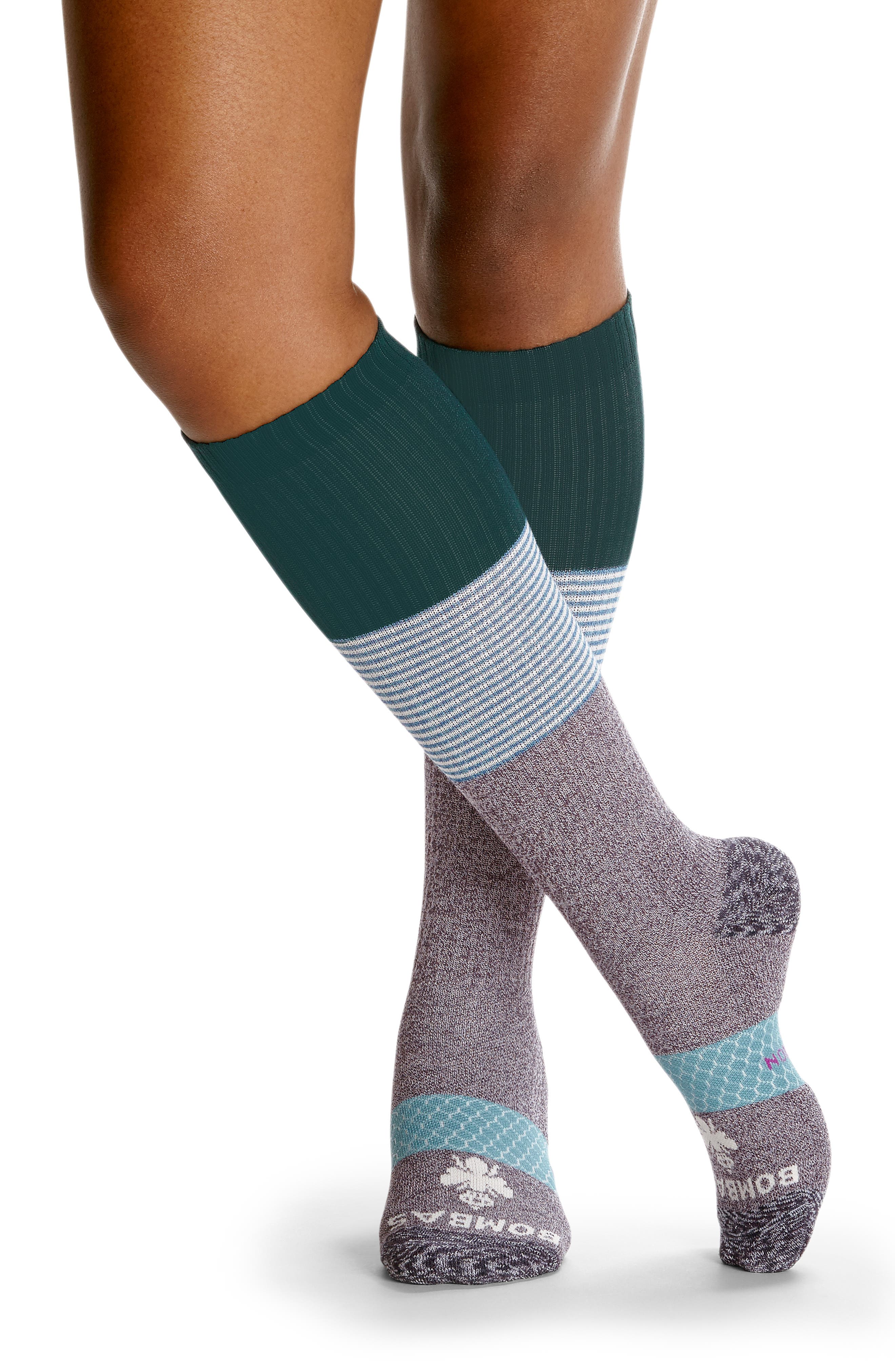 Bombas Marl Triblock Compression Socks (Women) | Nordstrom