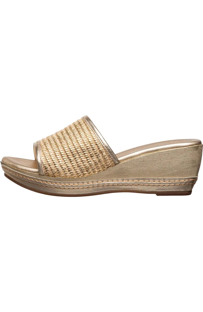 ANTELOPE Donni Platform Wedge Sandal, Alternate, color, Gold