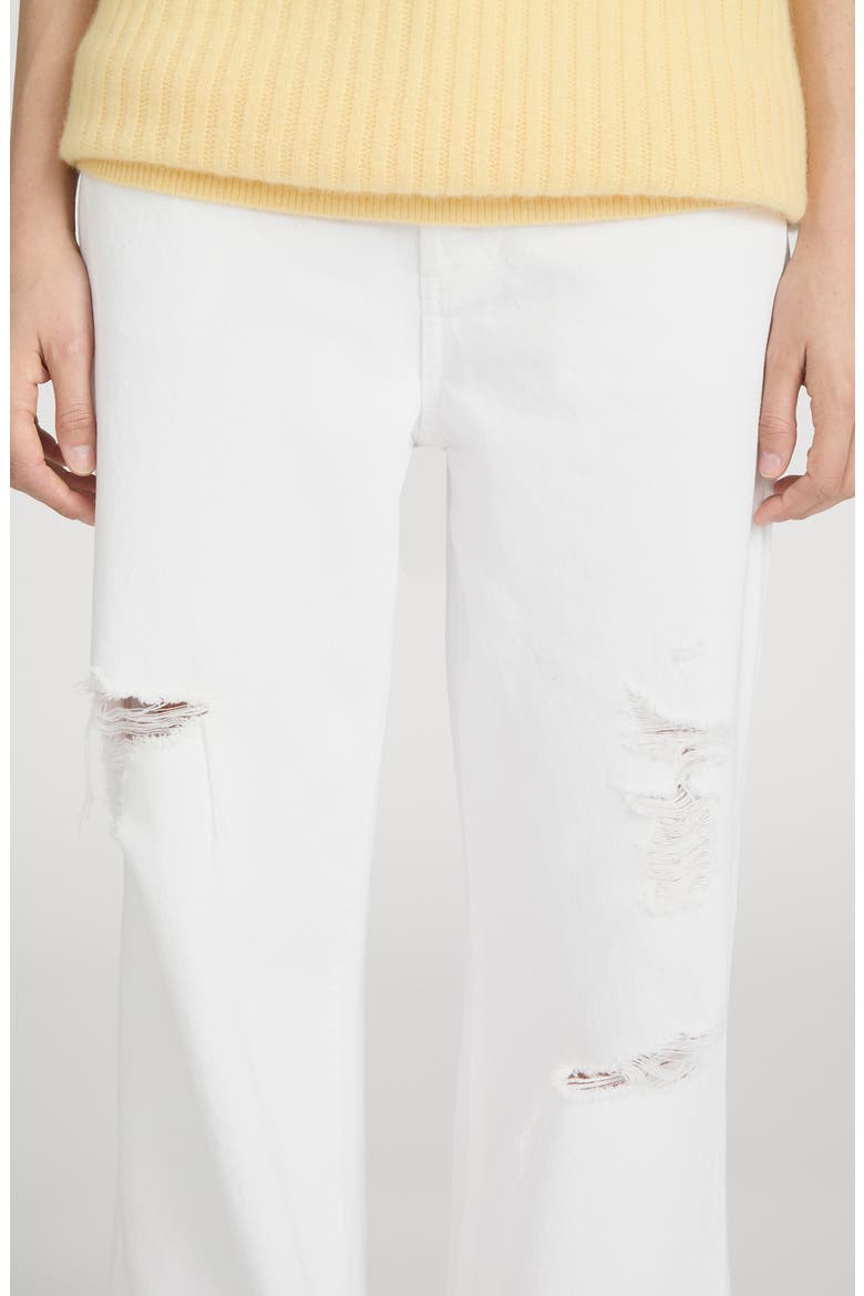 The Pixie Loose Ripped Wide Leg Jeans, Alternate, color, WHITE DESTRUCT