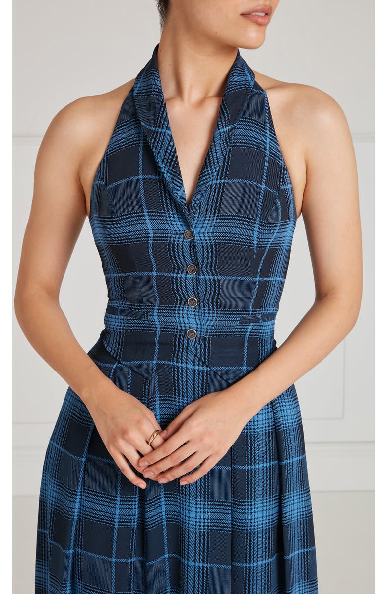 Temperley London Plath Dress, Alternate, color, Dark Blue