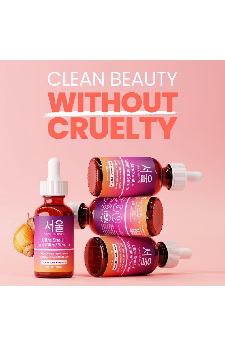 Seoul Ceuticals Korean Skincare Volufiline Snail Mucin Serum, Alternate, color, NO COLOR