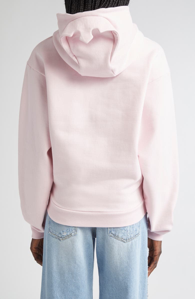 Coperni x Disney Crown Fleece Logo Hoodie, Alternate, color, Pink