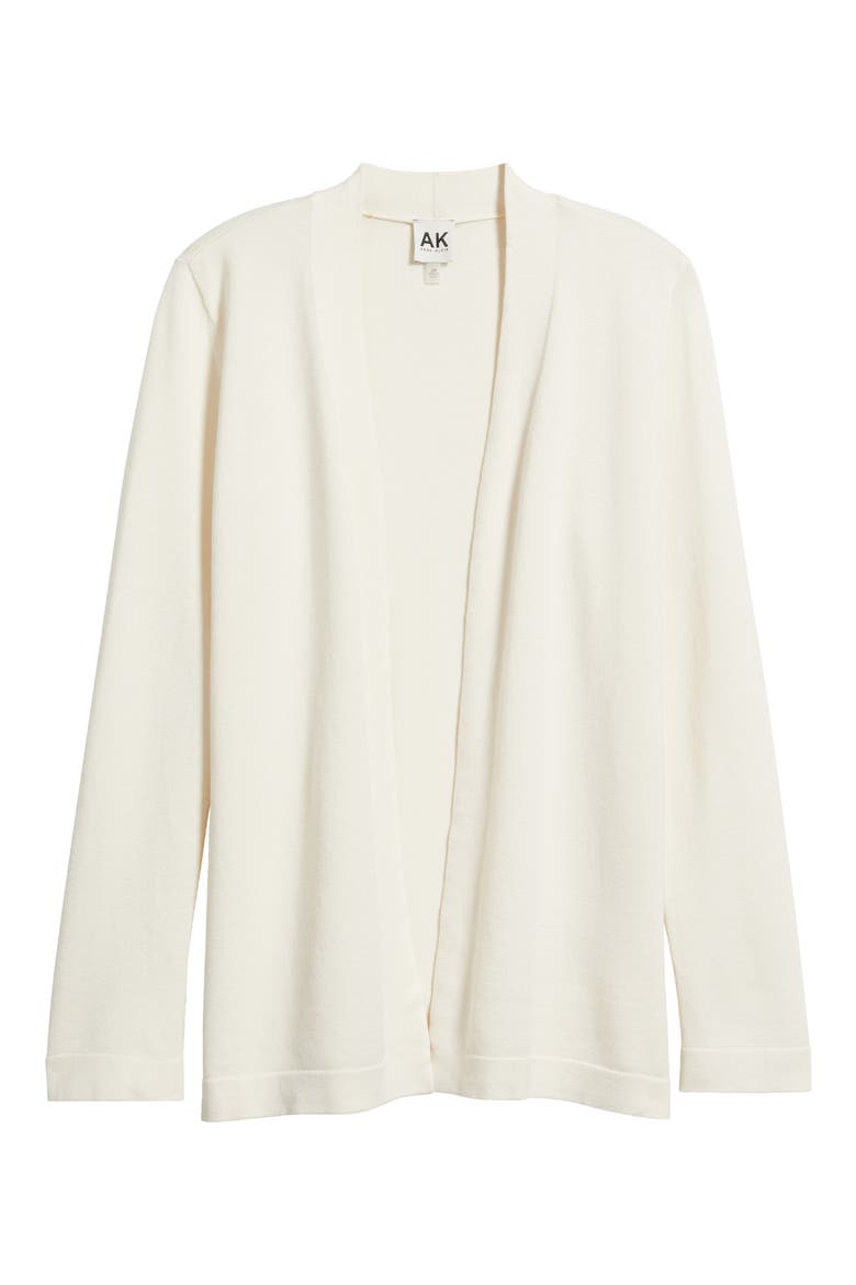 Chatham Open Front Cardigan, Alternate, color, WHITE DOVE