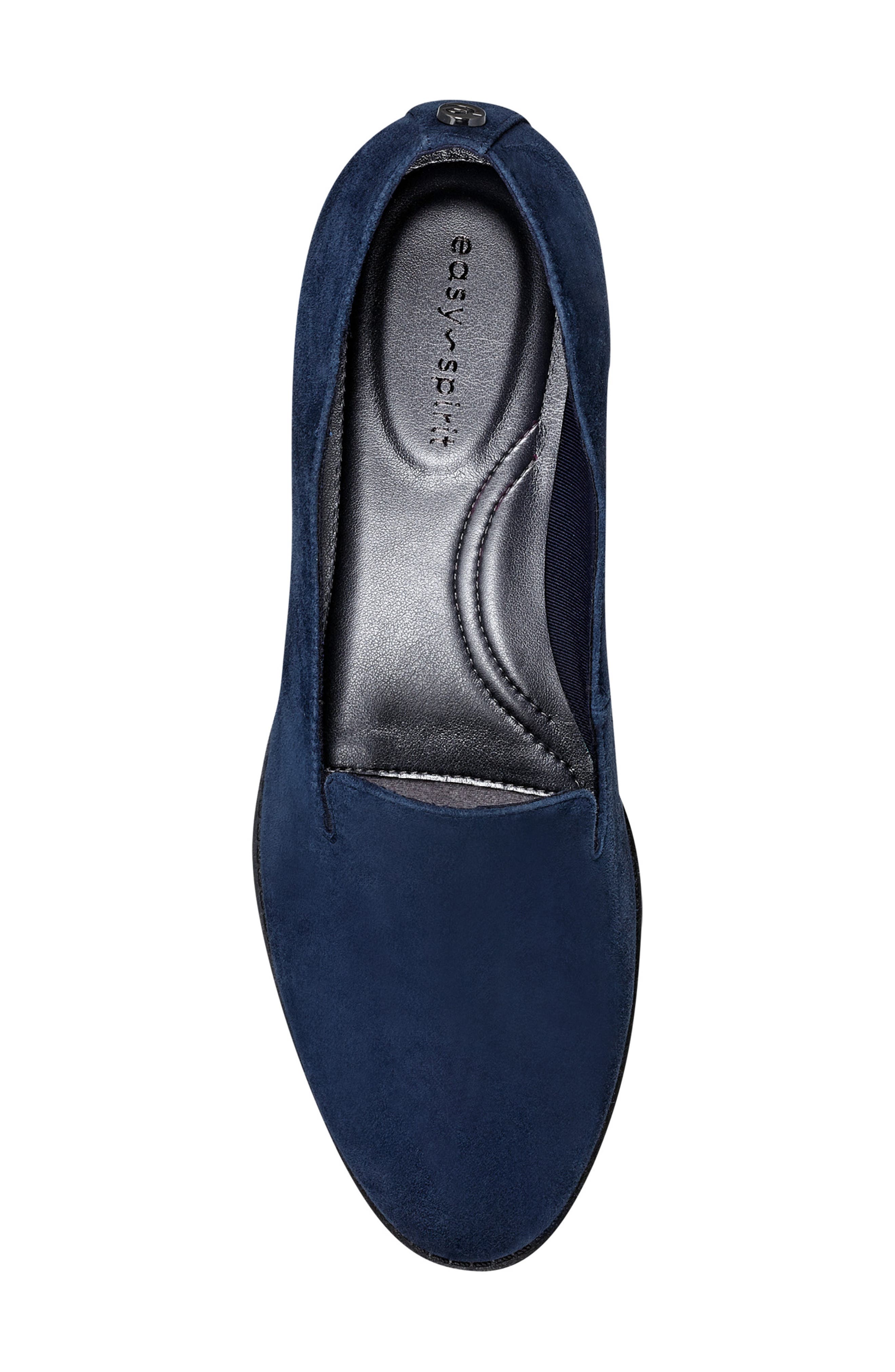 Geneva Loafer, Alternate, color, NAVY SUEDE