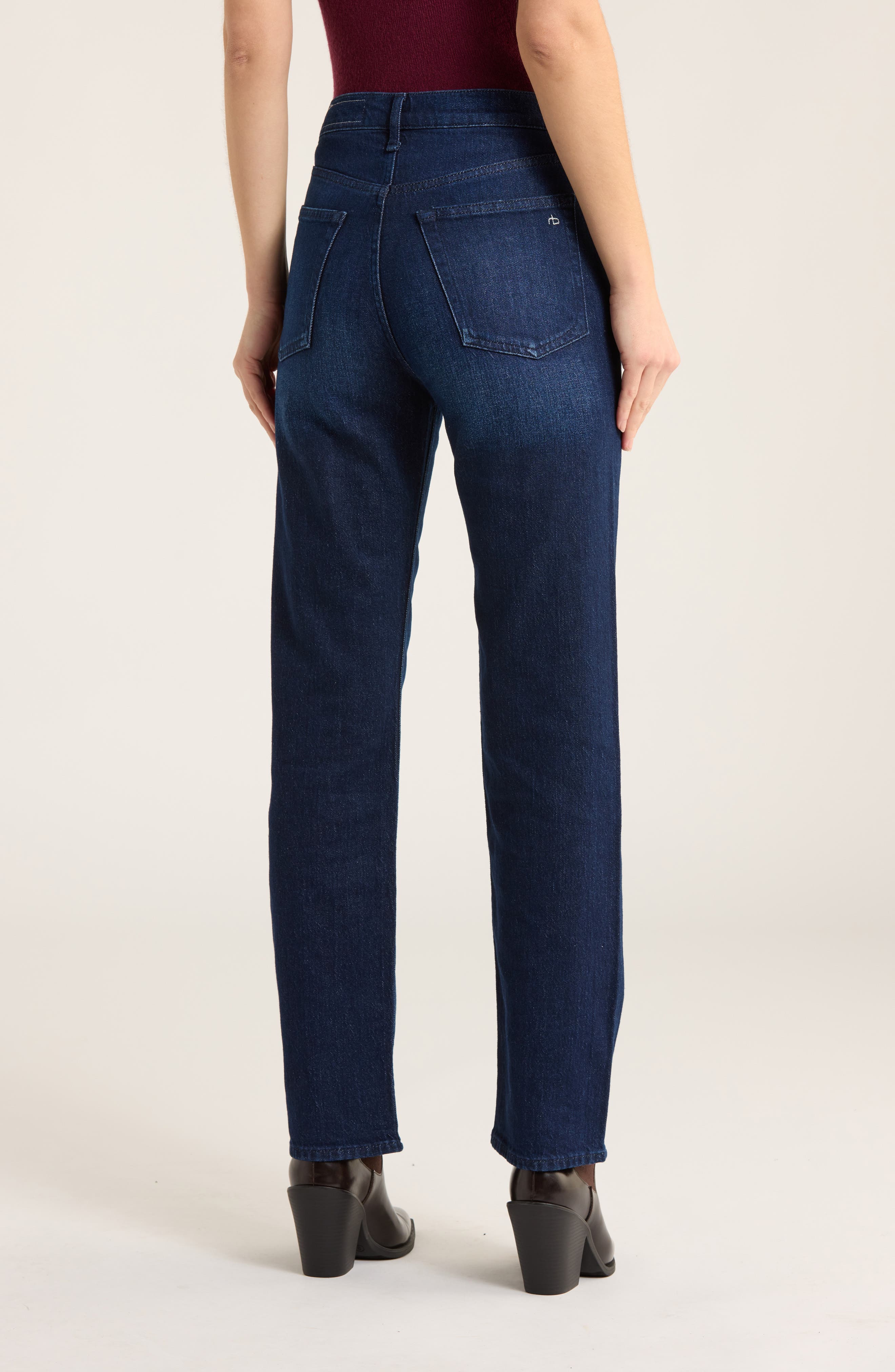 Hattie Mid Rise Straight Leg Jeans - image 2