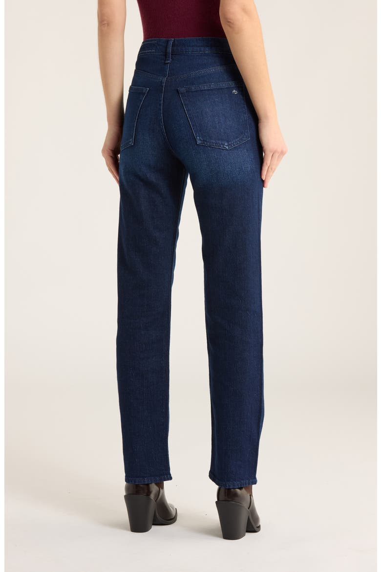 Hattie Mid Rise Straight Leg Jeans, Alternate, color, FAIRBURN