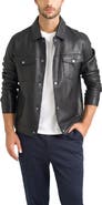 Velez Lucca leather jacket for men trucker silhouette