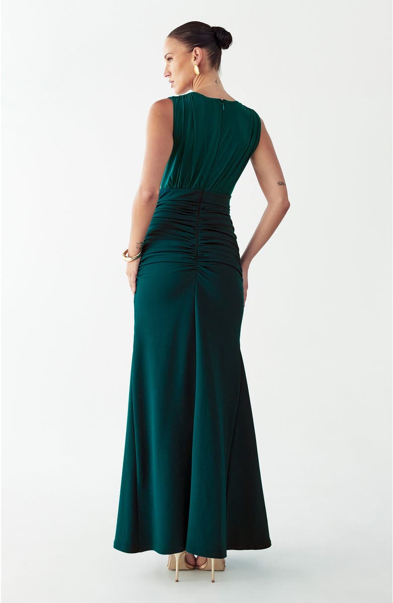 BWLDR Allen Maxi Dress, Alternate, color, Teal
