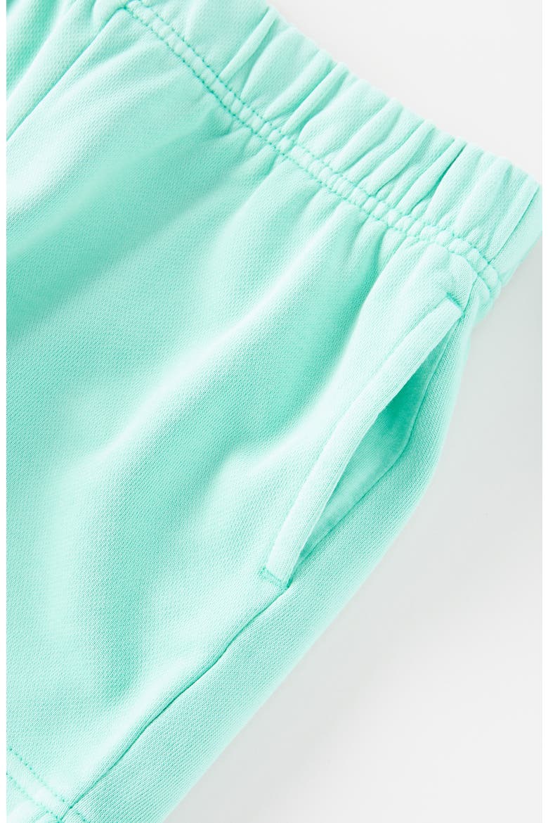 Kids' Terry Shorts, Alternate, color, GREEN CREAM