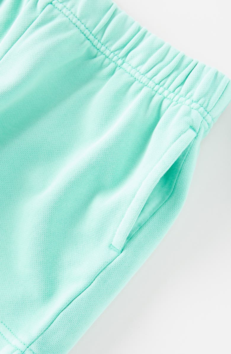 Treasure & Bond Kids' Terry Shorts, Alternate, color, Green Cream