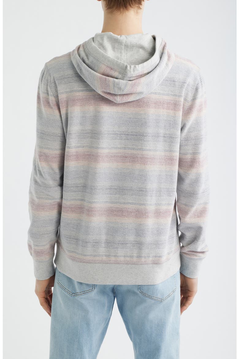 Byron Bay Print Stripe Cotton Hoodie, Alternate, color, MIDNIGHT VINEYARD