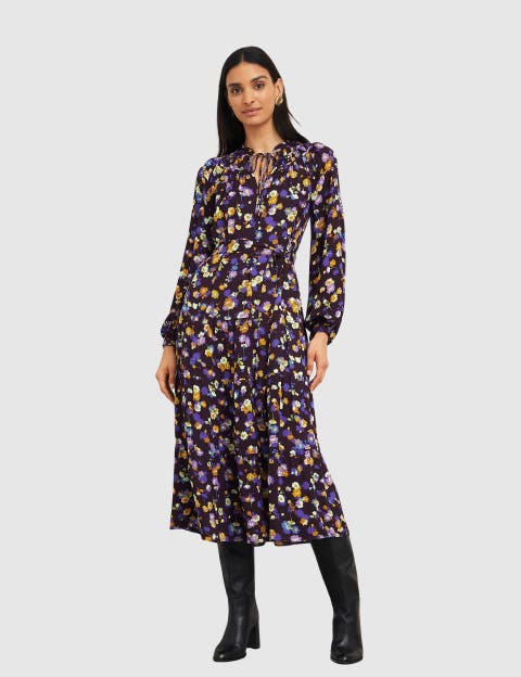 Arbury Floral Print Midi Dress