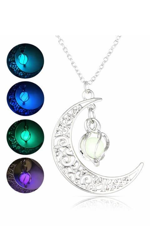 Moon Glow Pendant Necklace