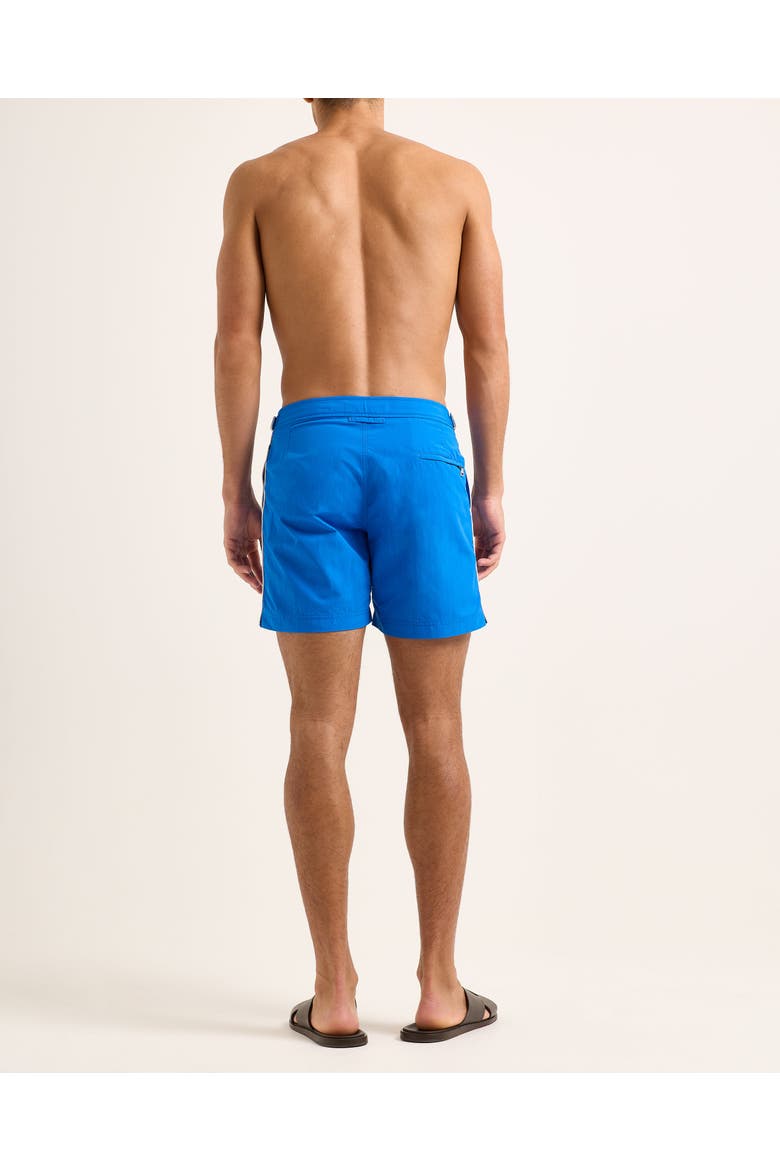 Bulldog Mid-Length Swim Shorts, Alternate, color, NOVA BLUE