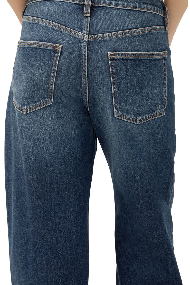 Be Easy Drawstring High Waist Wide Leg Jeans, Alternate, color, DOTTY