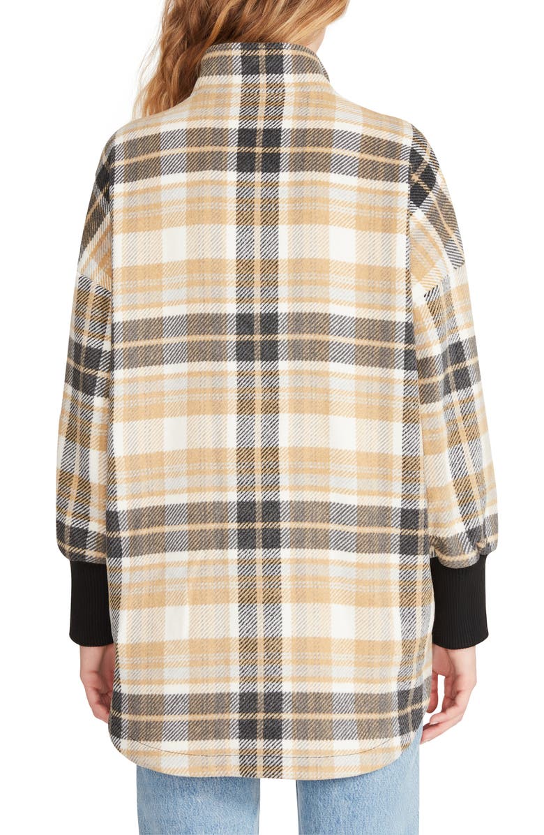 BB Dakota by Steve Madden Best Plaid Plans Coat, Alternate, color,