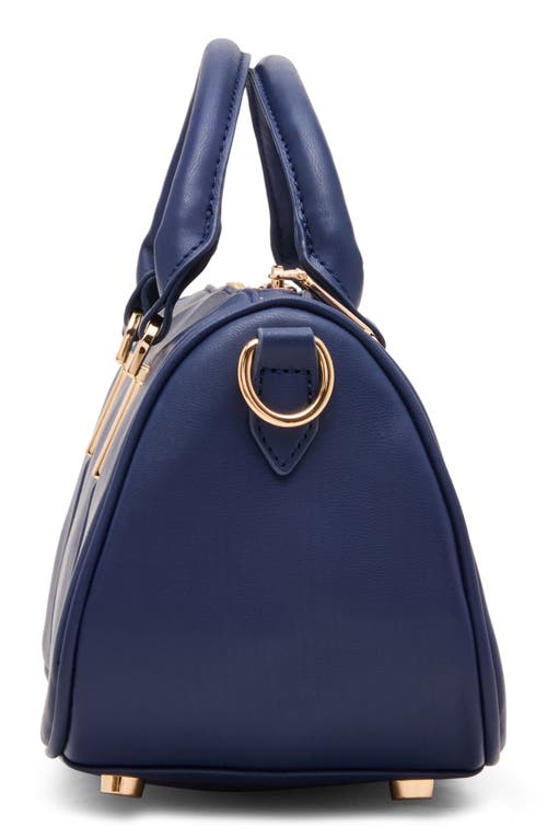 Anne Klein Midi Top Handle Satchel In Blue