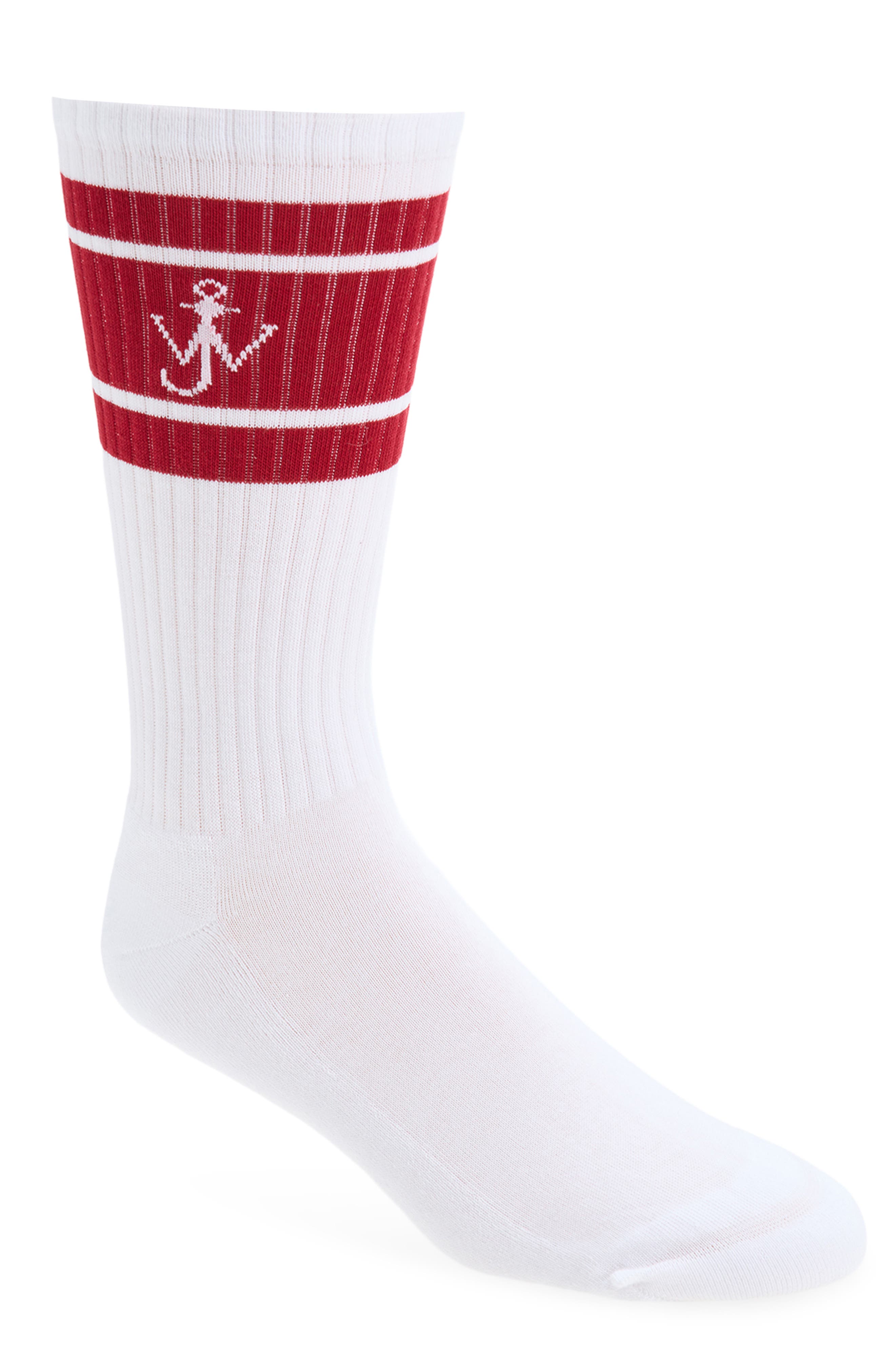 WHITE/ RED