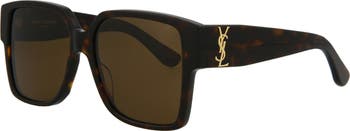 55mm Square Sunglasses