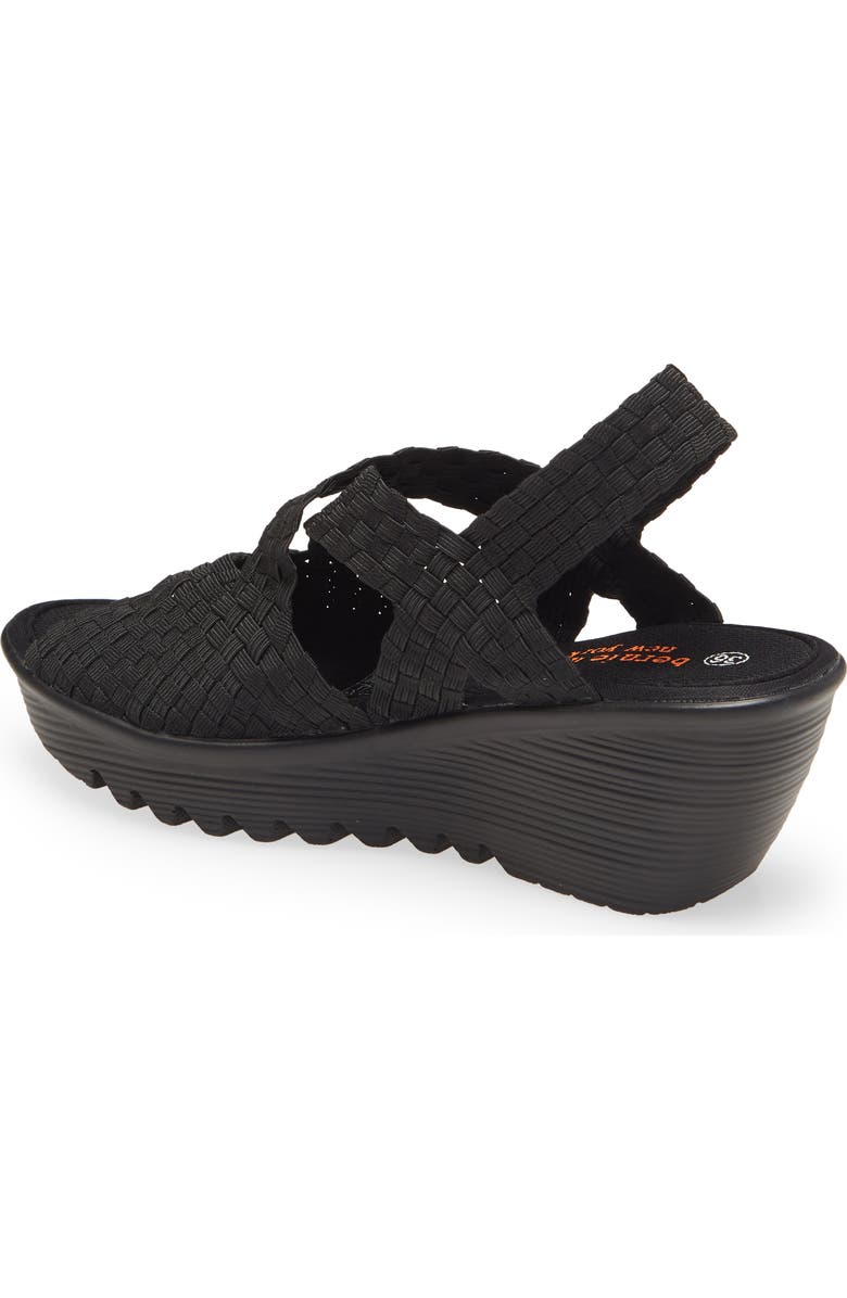 bernie mev. Brighten Wedge Slingback Sandal, Alternate, color,