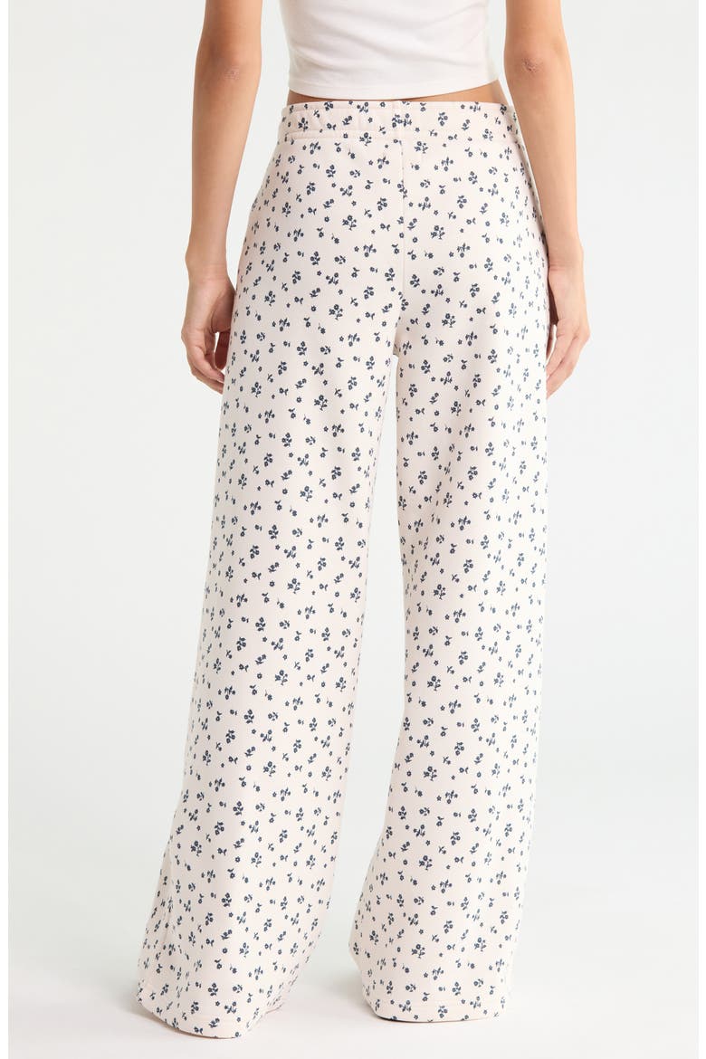 Ditsy Floral Baggy Sweatpants, Alternate, color, MULTI
