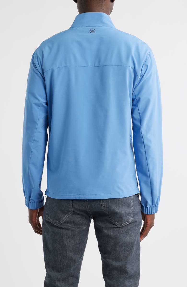 Peter Millar Dunes Water Resistant Half Zip Golf Pullover, Alternate, color, Evening Tide
