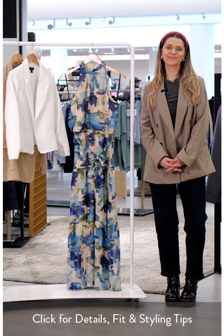 Floral Chiffon Maxi Dress video