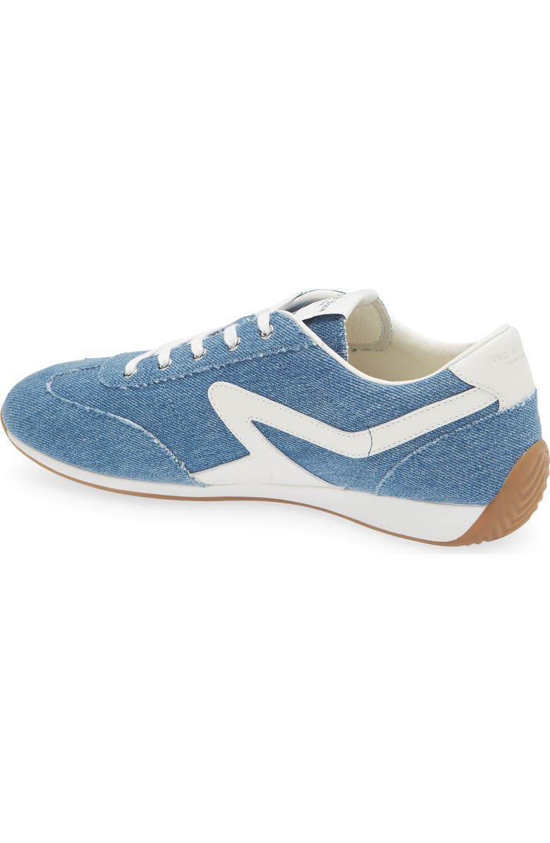 rag & bone Retro Runner Slim Sneaker, Alternate, color, Medium Wash Denim