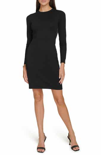 Calvin klein long sleeve sweater dress sales