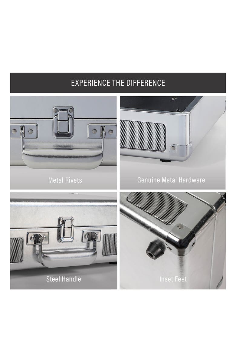 Crosley Radio Cruiser Plus Record Player, Alternate, color, Silver