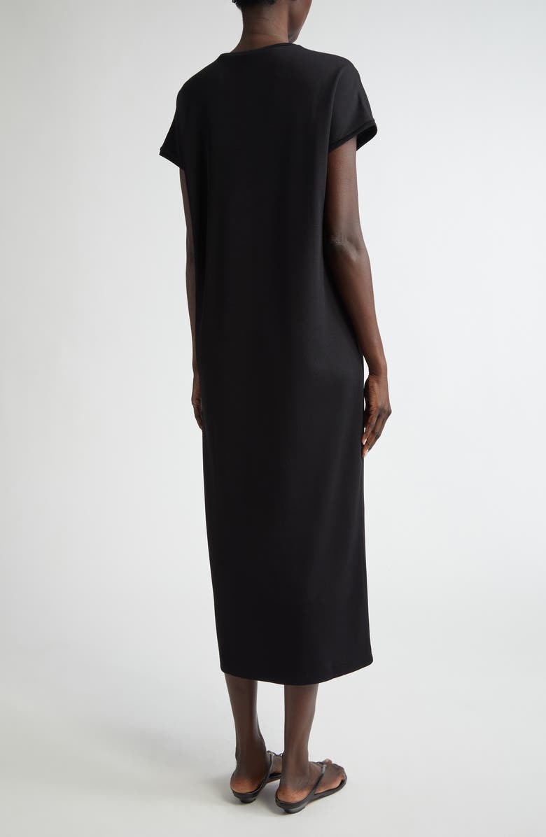 Khaite Verda Milano Jersey Midi T-Shirt Dress, Alternate, color, 