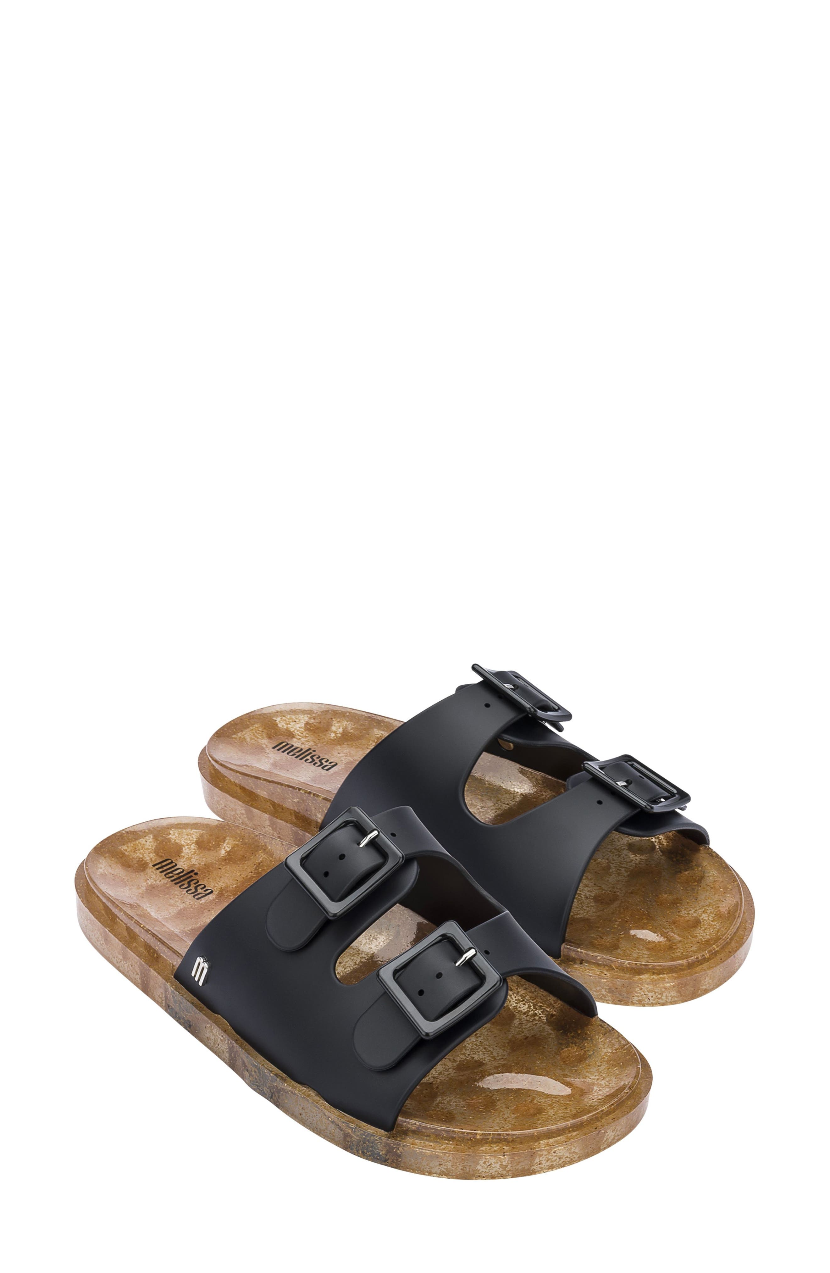 Melissa Double Strap Slide Sandal, Main, color, 