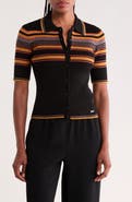 JASON WU Stripe Knit Polo