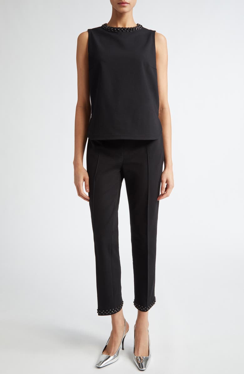 Akris punto Crystal Embellished Shell, Alternate, color,