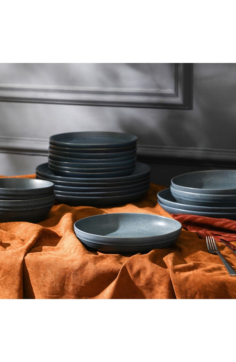Stone Lain Elio Stoneware 4-Piece Pasta Bowl Set, Alternate, color, Blue