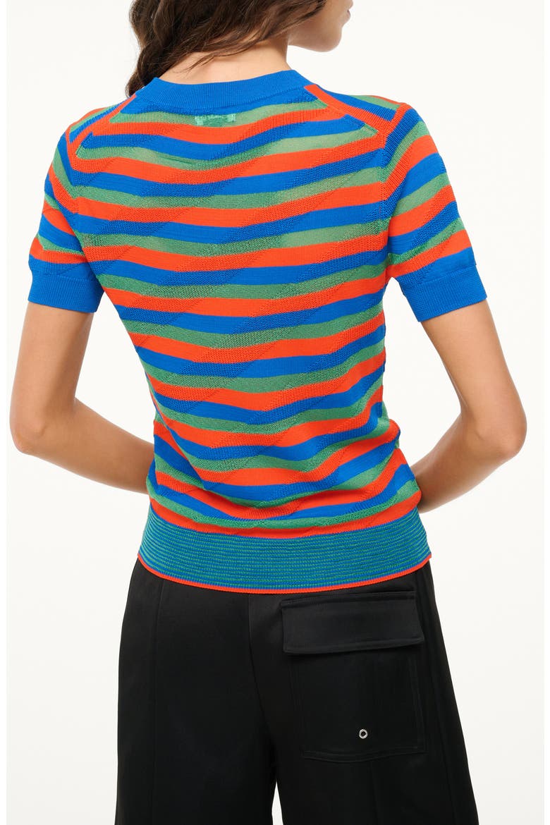 Nicholas Stripe Sweater, Alternate, color, MONTEGO
