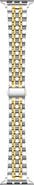 Posh Tech Rainey Silver/Gold Stainless Steel Band for Apple Watch