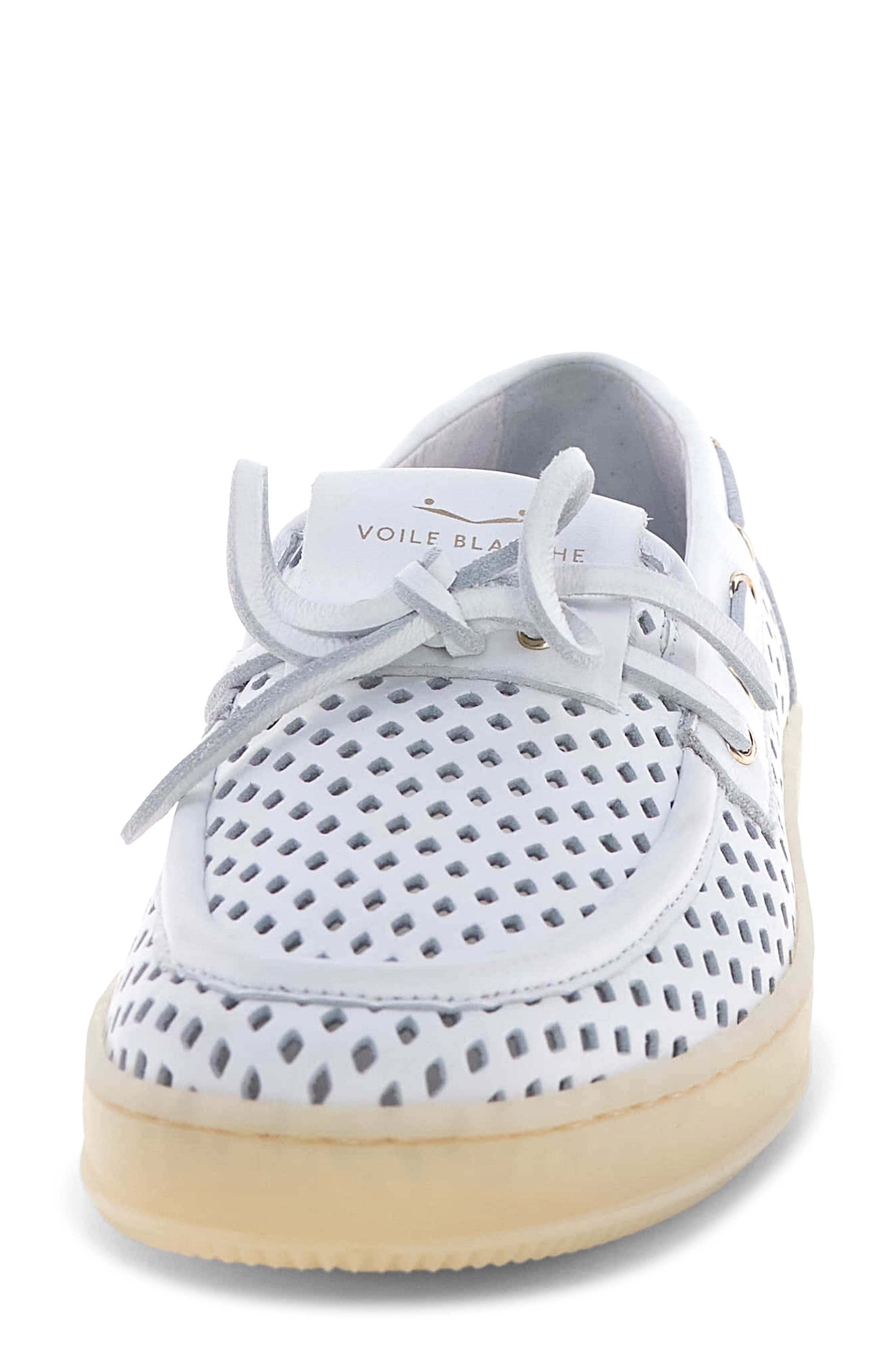 Voile Blanche Olivia Wind Boat Shoe, Alternate, color, White