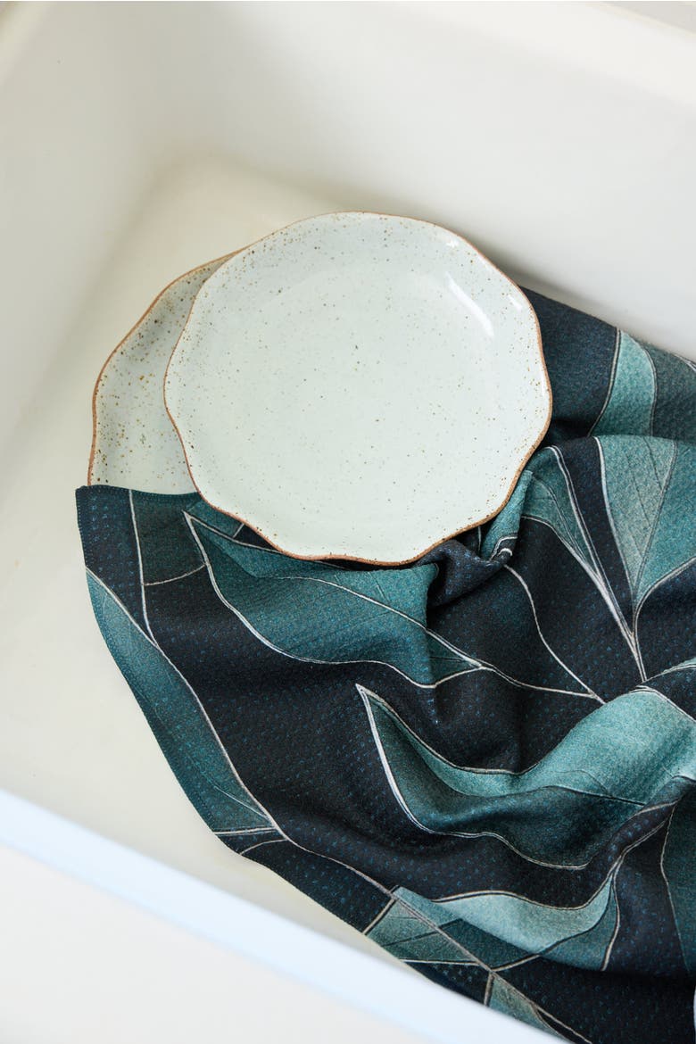 Kitchen Tea Towel Set, Alternate, color, Moody Organic