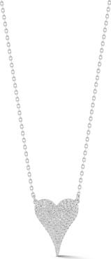SPHERA MILANO Cubic Zirconia Heart Pendant Necklace