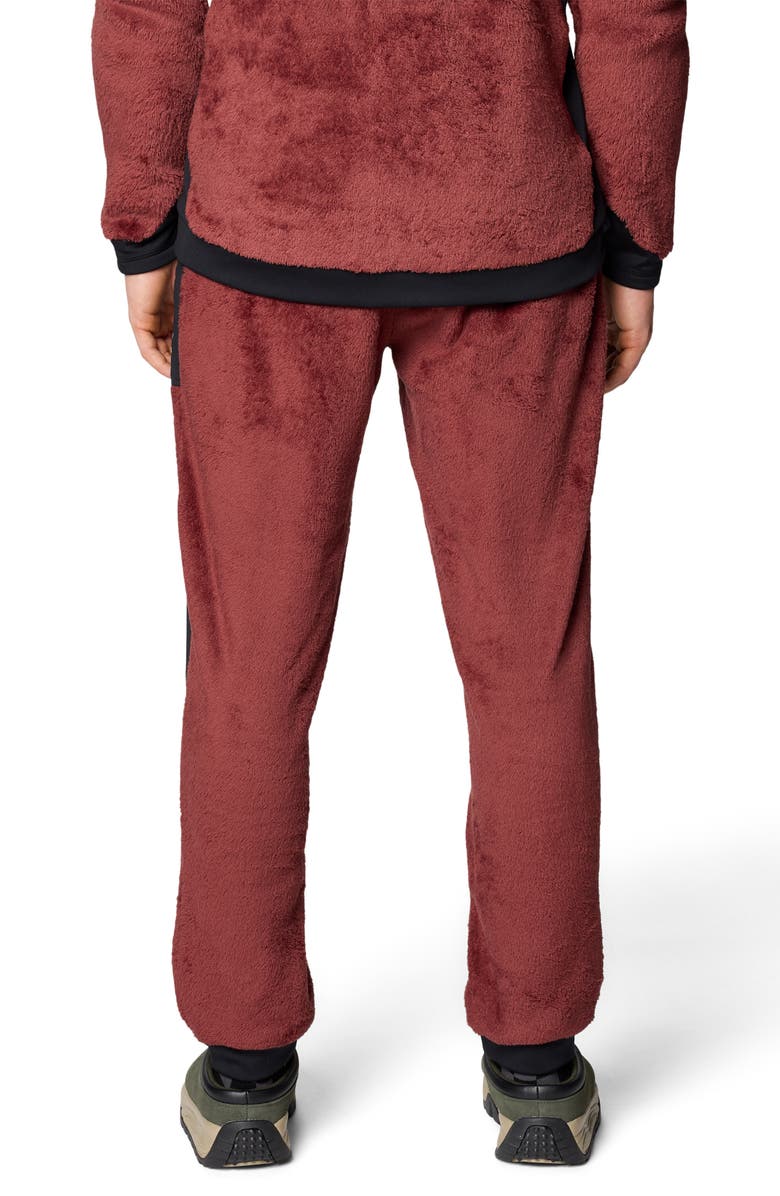 Mountain Hardwear Polartec<sup>®</sup> High Loft Fleece Pants, Alternate, color, Bourbon Brown/ Black