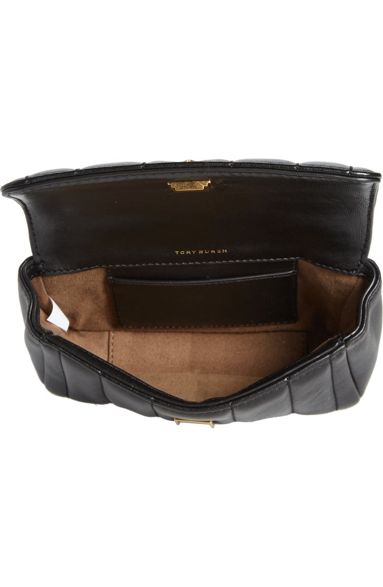 Tory Burch Mini Kira Flap Convertible Quilted Leather Shoulder Bag, Alternate, color,