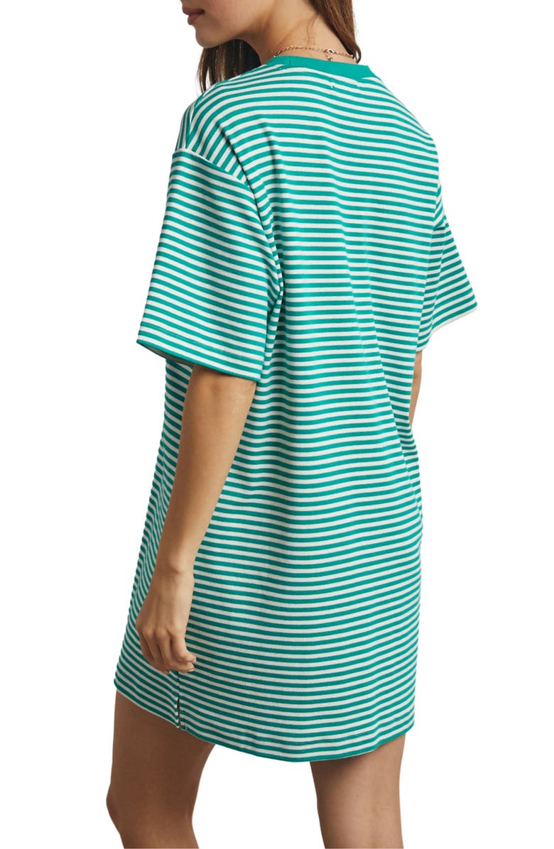 WISHLIST Stripe T-Shirt Dress, Alternate, color, Green White