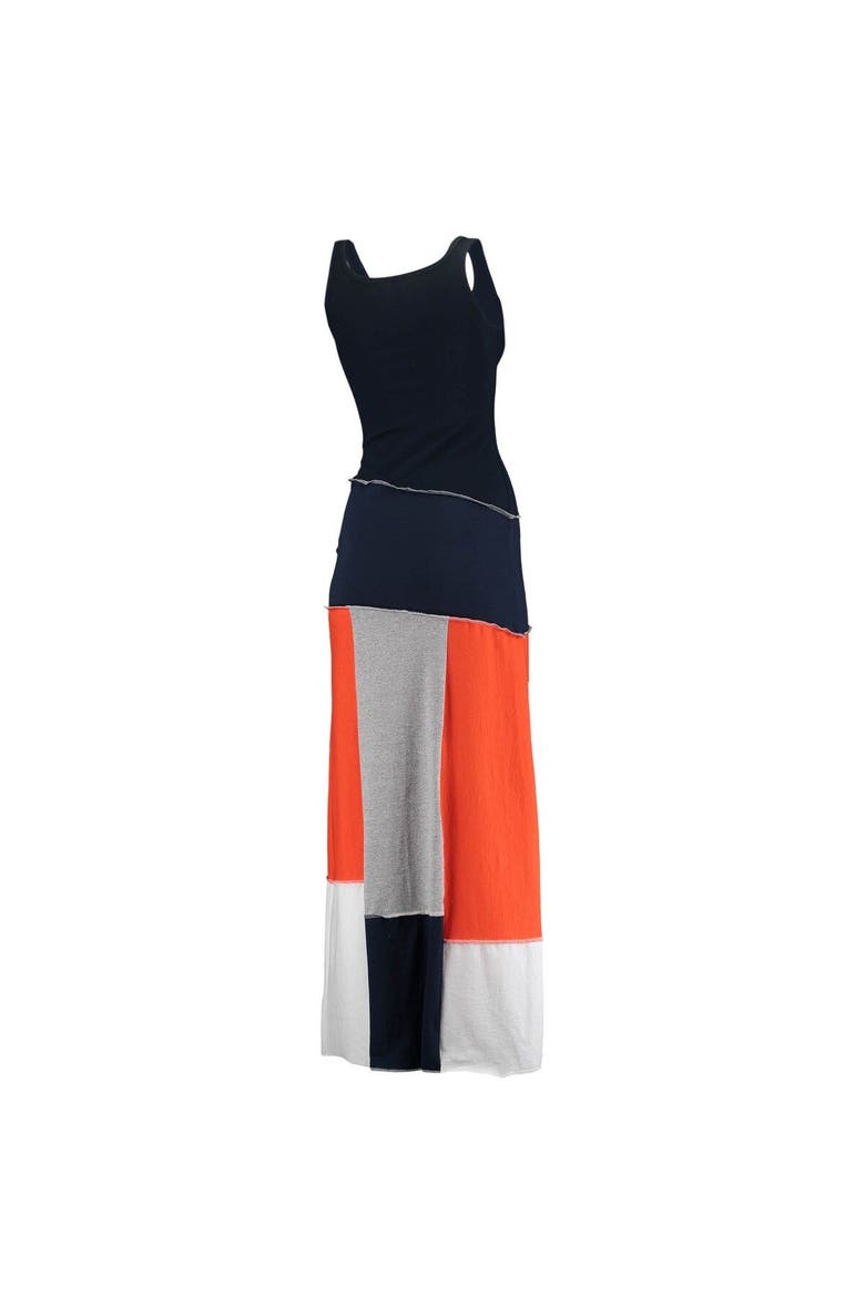 Women's Refried Apparel Navy Chicago Bears Tri-Blend Sleeveless Maxi Dress, Alternate, color, Navy