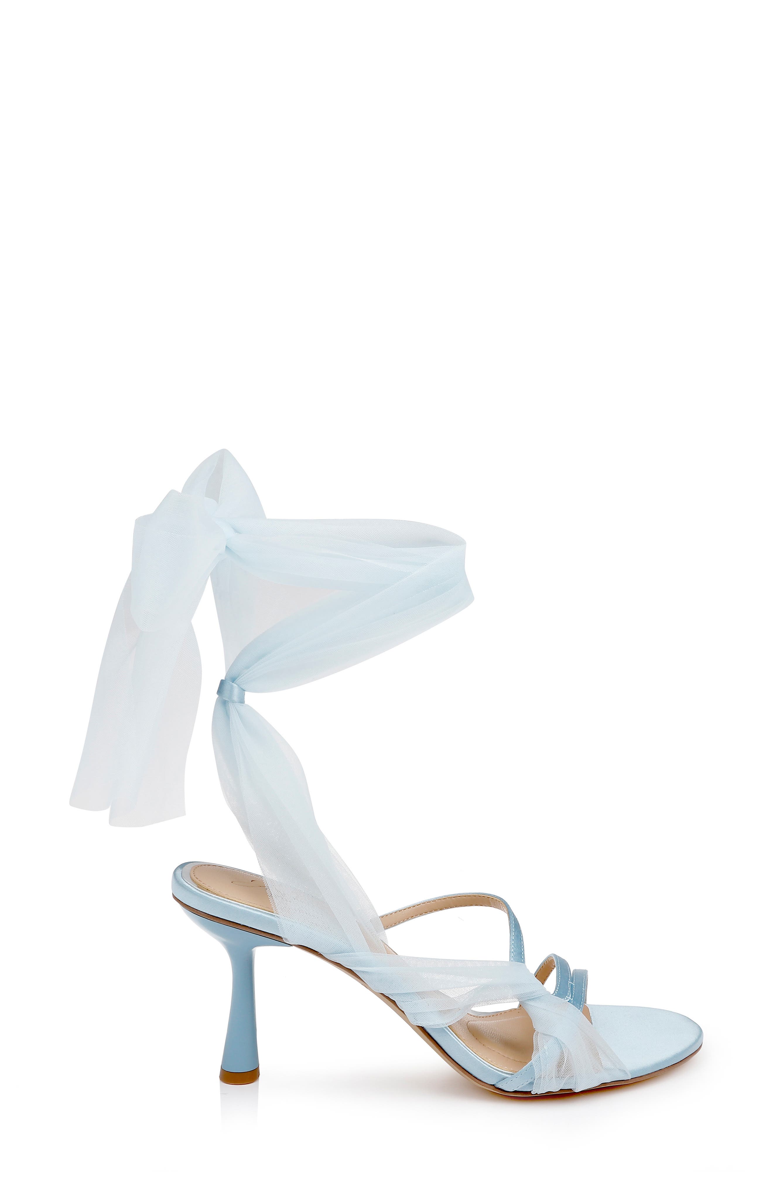 Jewel Badgley Mischka Norris Ankle Wrap Sandal, Alternate, color, Sky Blue